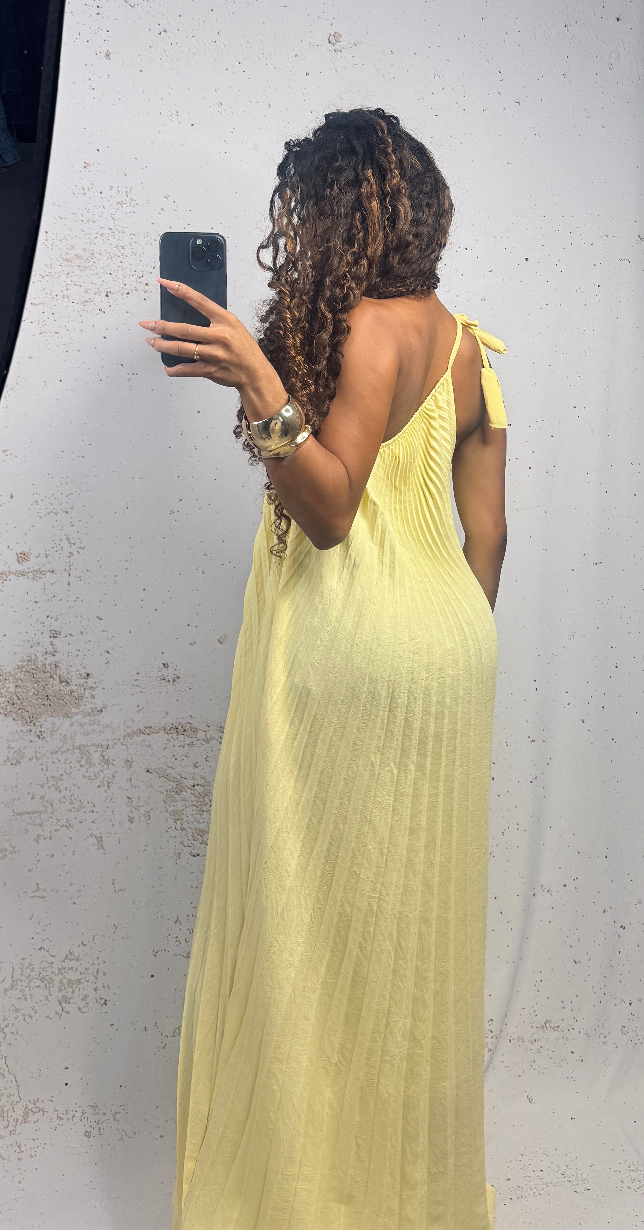 Vestido Estelar Plissado